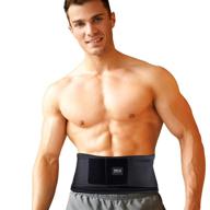 🏋️ fala sports back brace - lower back support belt for herniated disc and sciatica pain relief - adjustable compression straps, enhanced support with 5 reinforced ribs and removable lumbar pad - ideal for men and women логотип