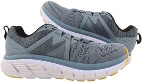 img 1 attached to 👟 Покупайте тренировочные кроссовки HOKA ONE Gaviota Anthracite: мужская спортивная обувь высокой производительности