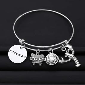 img 3 attached to 📺 Stylish BLEOUK TV Inspired Charm Bracelet - Perfect Birthday Gift for Women and Girls