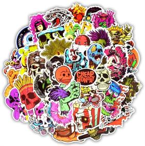 img 3 attached to 👻 50 Pcs Vinyl Horror Stickers: Scary Stickers Pack for Laptop, Car, Water Bottle - Buy Now!