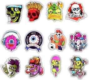 img 2 attached to 👻 50 Pcs Vinyl Horror Stickers: Scary Stickers Pack for Laptop, Car, Water Bottle - Buy Now!