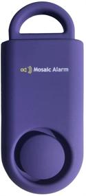 img 4 attached to 130dB Personal Alarm Device with Carabiner & Lanyard - Perfect for Women, Seniors, Elderly, Girls, & Runners - Matte Purple Option (Replacable Battery)
