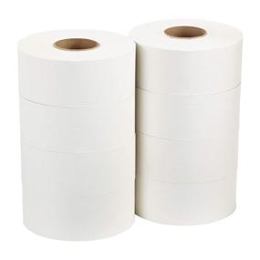 img 2 attached to 🧻 Pacific Blue Select 2-Ply Jumbo Jr. 9-Inch Toilet Paper by GP PRO (Georgia-Pacific), 13728, 1000 Linear Feet Per Roll, 8 Rolls Per Case