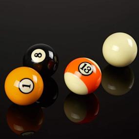 img 2 attached to 🎱 Collapsar AAA Grade Billiard Pool Ball Set: Regulation Size & Weight 2-1/4", Full 16 Resin Balls in Various Styles