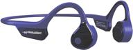 proelement pro 9 - wireless open ear bone conduction headphones - water resistant bluetooth sport headset with microphone - up to 8 hour battery life - running earphones (cobalt blue) logo