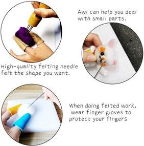 img 1 attached to Felting Needles Handles Instruction Supplies