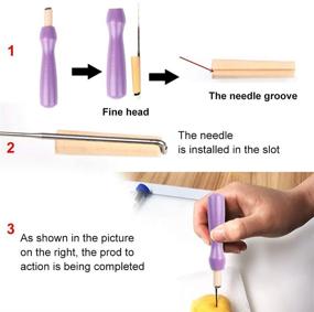 img 2 attached to Felting Needles Handles Instruction Supplies