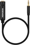 hosongin 3.5mm to 1/4 inch adapter cable - straight 12inch/30cm logo