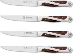 img 2 attached to Steak Knife Set - 4-Piece Collection