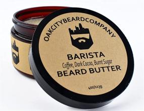 img 3 attached to ☕️ OakCityBeardCo. Barista Beard Butter: Coffee-infused, Dark Cocoa & Burnt Sugar Beard Conditioner - 4 Ounce