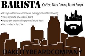 img 1 attached to ☕️ OakCityBeardCo. Barista Beard Butter: Coffee-infused, Dark Cocoa & Burnt Sugar Beard Conditioner - 4 Ounce