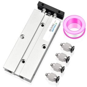 img 4 attached to Pneumatic Double Rod Double Acting Aluminum Cylinder