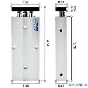 img 3 attached to Pneumatic Double Rod Double Acting Aluminum Cylinder