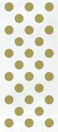🎁 golden delight: 20ct gold polka dot cellophane bags - perfect for gifting and party treats! logo