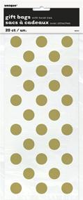 img 2 attached to 🎁 Golden Delight: 20ct Gold Polka Dot Cellophane Bags - Perfect for Gifting and Party Treats!