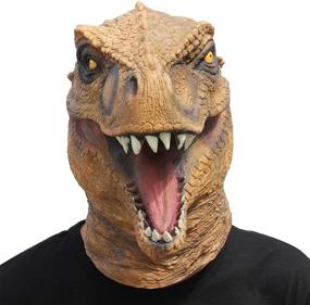 img 4 attached to 🦖 Get Spooky with CreepyParty's Halloween Party Jurassic Dinosaur - The Perfect Costume!