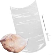 poultry shrink bags 25ct large turkey bag - heat dip shrinking wrap storage bags, 16 x 28 inch by rural365 with steel straw logo