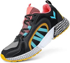 img 4 attached to ASHION Running Shoes for Girls: 👟 Stylish Sneakers Ensuring Optimal Comfort and Athletic Performance