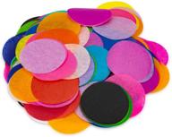 🎨 hygloss products bleeding tissue paper circles - 2x2 inches for art, craft, diy projects - 480 pieces, 20 colors logo