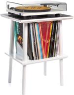 🎵 optimized record player stand with vinyl storage logo