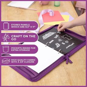 img 3 attached to 📁 Crafter's Companion - Large Die Cut & Stamp Storage Folder for Craft Supplies
