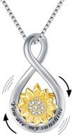 radiant sunflower jewelry: the sunshine necklace for women and girls logo