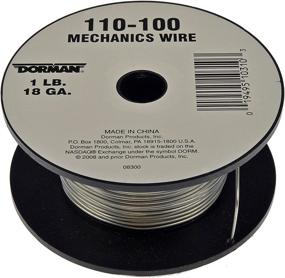 img 2 attached to DORMAN 110-100 Spool Mechanics Wire - Heavy Duty 18 Gauge | 1lb, 166 Piece Bundle - Versatile Crafting & Repair Essential