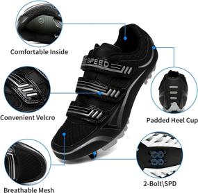 img 2 attached to 🚴 Versatile Unisex Road Bike Cycling Shoes: SPD-SL and Look Delta Cleat Compatible for Peloton, Indoor & Outdoor Cycling, Spin Shoes