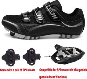 img 3 attached to 🚴 Versatile Unisex Road Bike Cycling Shoes: SPD-SL and Look Delta Cleat Compatible for Peloton, Indoor & Outdoor Cycling, Spin Shoes