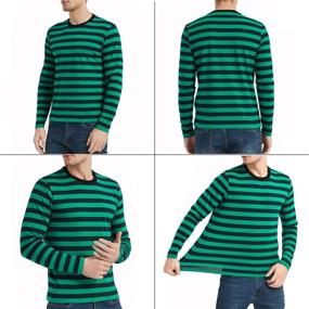 img 3 attached to T Shirt Crewneck Long Sleeve T Shirts Pullover Men's Clothing and T-Shirts & Tanks
