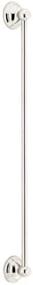 img 1 attached to 🛁 Hansgrohe 24-Inch Towel Bar Upgrade: Classic Polished Nickel, 27-inch, 06098830