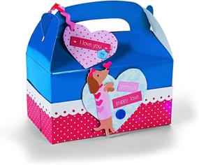 img 2 attached to 🎁 Fun Express Blue Treat Boxes - 12-Piece Paper Boxes for Party Supplies and More!