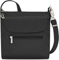 travelon women's anti-theft classic crossbody handbag with wallet - ideal shoulder bag for women logo