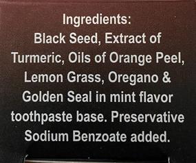 img 1 attached to Revolutionary Organic Black Seed Essential Toothpaste: 5 in 1, Fluoride-Free & Vegetable Base, Ideal for Sensitive Teeth