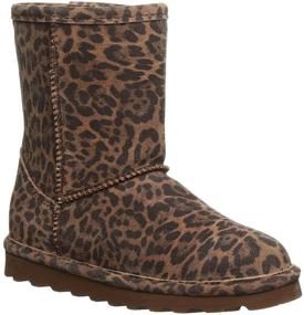 img 4 attached to Leopard Print Boys' Shoes - BEARPAW Elle Exotic Youth