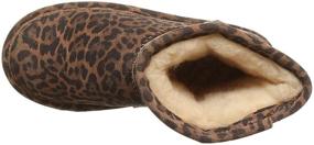 img 1 attached to Leopard Print Boys' Shoes - BEARPAW Elle Exotic Youth