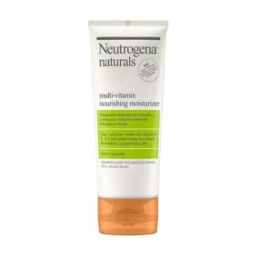 img 4 attached to Neutrogena Naturals Multi-Vitamin Nourishing Daily Face Moisturizer: Antioxidant Bionutrients & Vitamins B, C & E, Non-Comedogenic, 3 fl. oz - Free from Sulfates, Parabens, Phthalates & Dyes