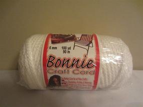 img 1 attached to Bonnie Macrame Craft Cord 6Mmx100Yd White