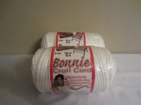 img 2 attached to Bonnie Macrame Craft Cord 6Mmx100Yd White