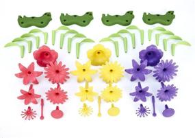 img 2 attached to 🌼 Green Toys Bouquet Stacking Assorted: Eco-Friendly, Fun, and Educational Toy Set