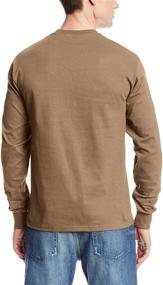 img 1 attached to Men's X Large Long Sleeve Cotton T-Shirt by Soffe - Clothing