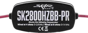 img 1 attached to 🔊 Skar Audio SK2800HZBB-PR Элитные частотные фильтры - Продвинутая пара на 4 Ом для точного устранения частот от 0 до 2,8 кГц.