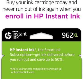 img 1 attached to 🖨️ HP 962XL Yellow High-yield Ink Cartridge for HP OfficeJet 9010 Series, OfficeJet Pro 9010/9020, Instant Ink Eligible - 3JA02AN