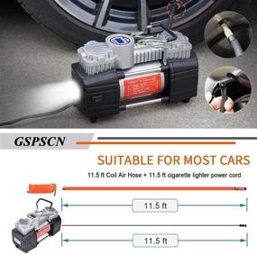 Gspscn portable digital car deals tire inflator