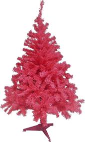 img 3 attached to 4ft Pink Artificial Christmas Tree with 350 Tips for a Perfect Holiday Décor