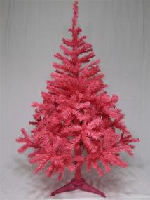 img 2 attached to 4ft Pink Artificial Christmas Tree with 350 Tips for a Perfect Holiday Décor