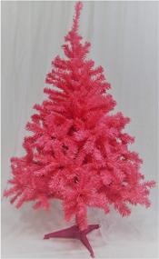 img 4 attached to 4ft Pink Artificial Christmas Tree with 350 Tips for a Perfect Holiday Décor