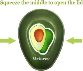 img 3 attached to Freshness Preserver: Ortarco Avocado Saver - Plastic Avocado Keeper Tool