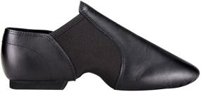 img 1 attached to 👞 Girls and Boys Linodes Leather Slip On Jazz Shoes (Toddler/Little Kid/Big Kid)