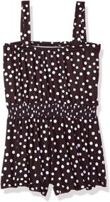 img 1 attached to 👗 One Step Up Girls' Printed Soft Knit Romper: Effortlessly Stylish and Comfortable